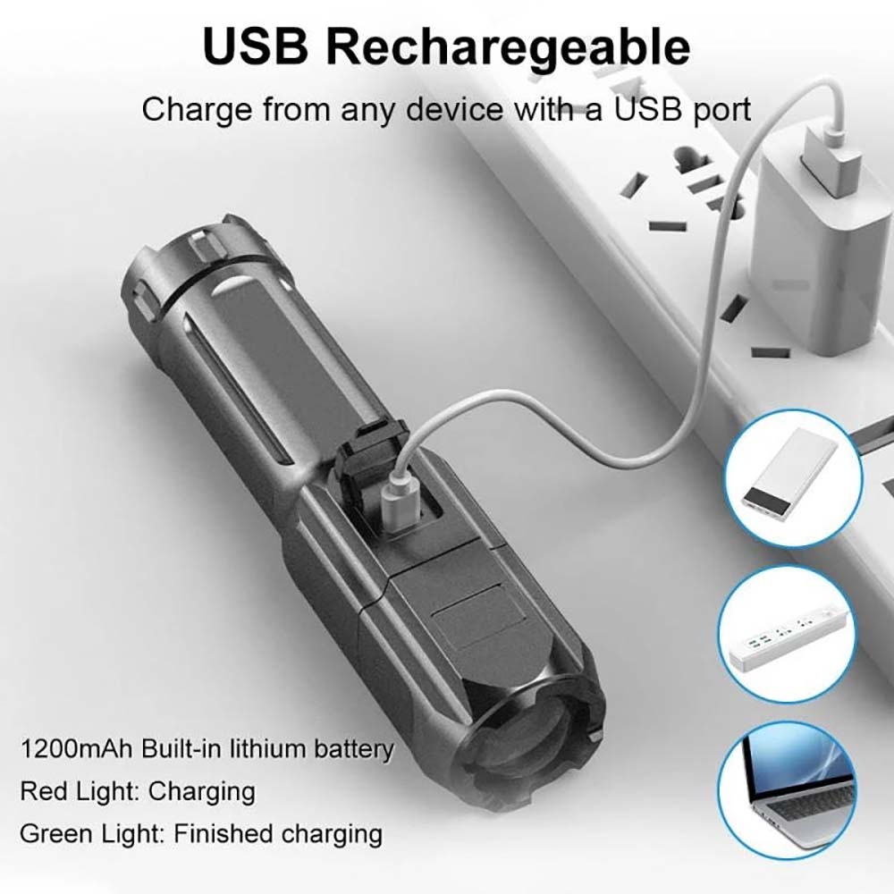 Mini Flashlight Zoomable Focus - огляд і ціна Outdoor Adventure Zone
