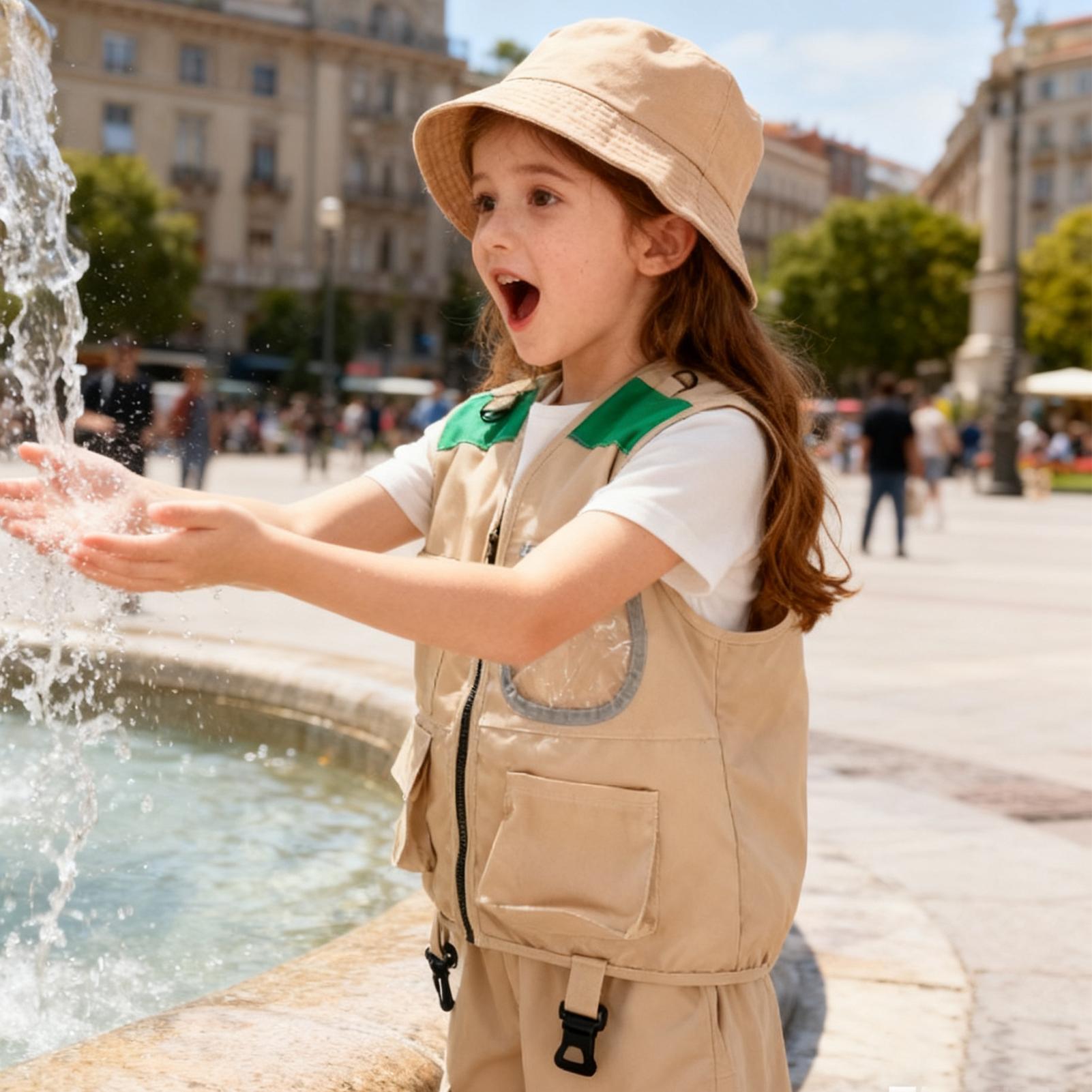 Kids Explorer hat and vest Cos - огляд і ціна Outdoor Adventure Outfit
