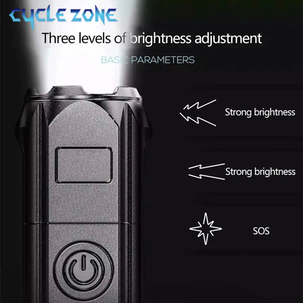 Portable LED Flashlight USB Re - огляд і ціна Outdoor Adventure Zone