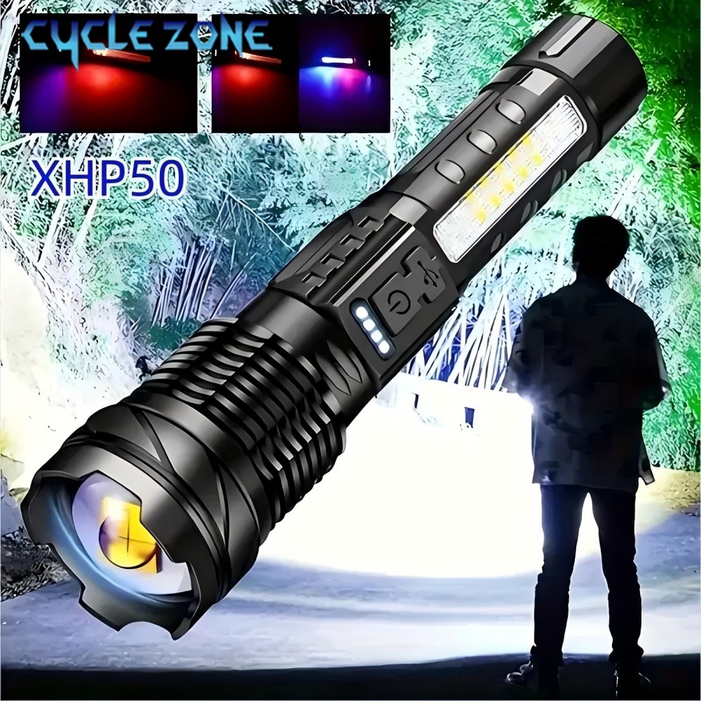XHP50 Flashlight Zoomable Flas - огляд і ціна Outdoor Adventure Zone