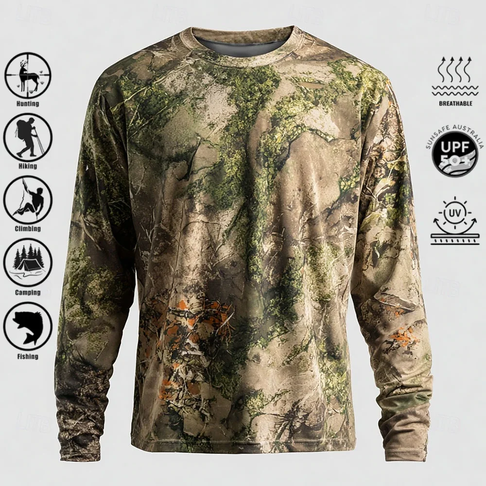 Men Long Sleeve T-shirt Polyes - огляд і ціна Outdoor Adventure Trips