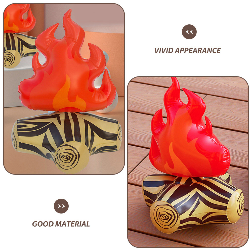 4Pcs Compact Inflatable Campfi - огляд і ціна Outdoor Adventure Birthday Party