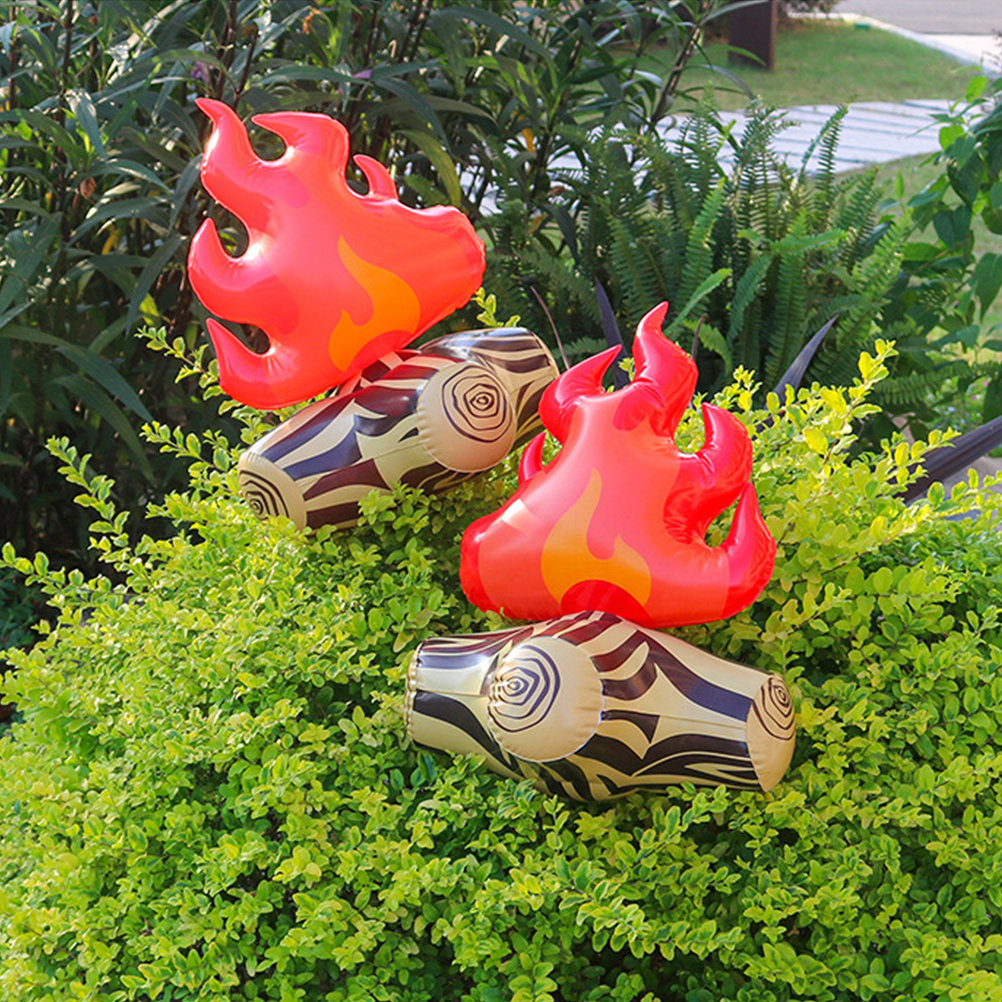 4Pcs Compact Inflatable Campfi - огляд і ціна Outdoor Adventure Birthday Party