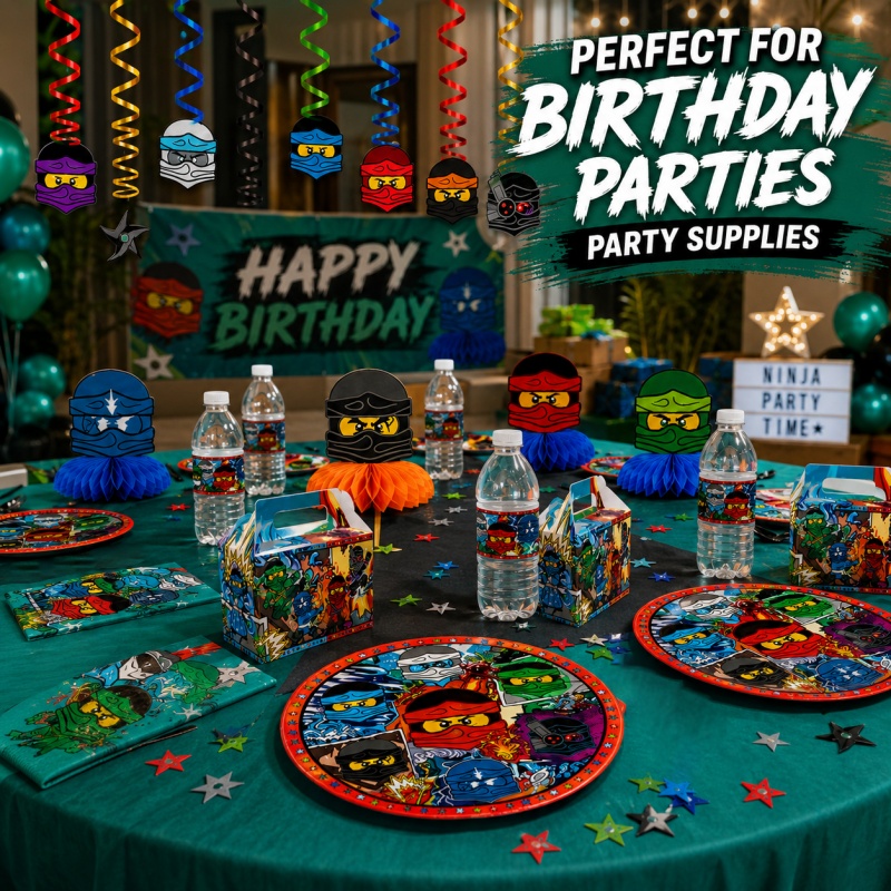 Ninja Combination Birthday Par - огляд і ціна Outdoor Adventure Birthday Party