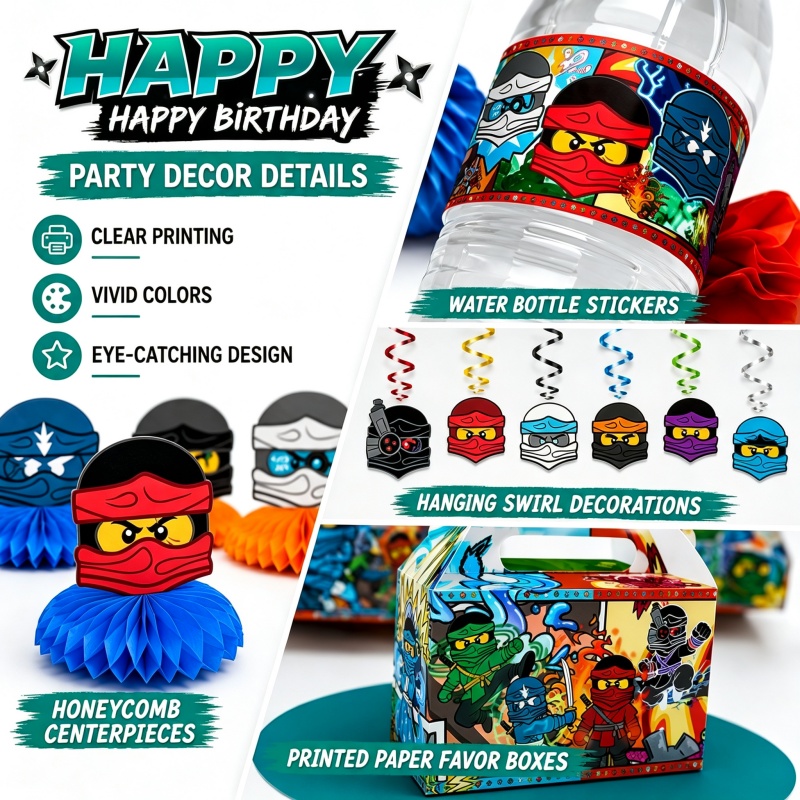 Ninja Combination Birthday Par - огляд і ціна Outdoor Adventure Birthday Party